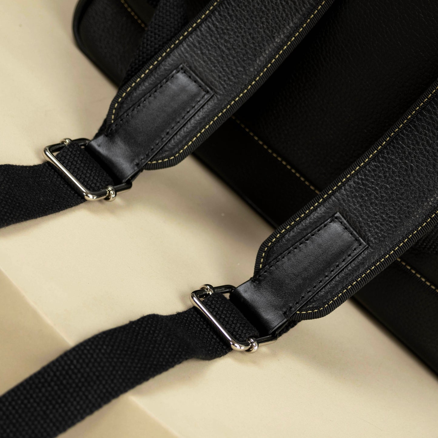Slim Laptop Backpack - Leather