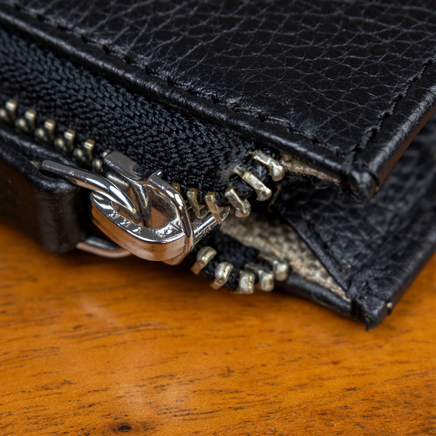 Leather iPad Case with YKK nickel plated zippers for smooth functioning and a refined look