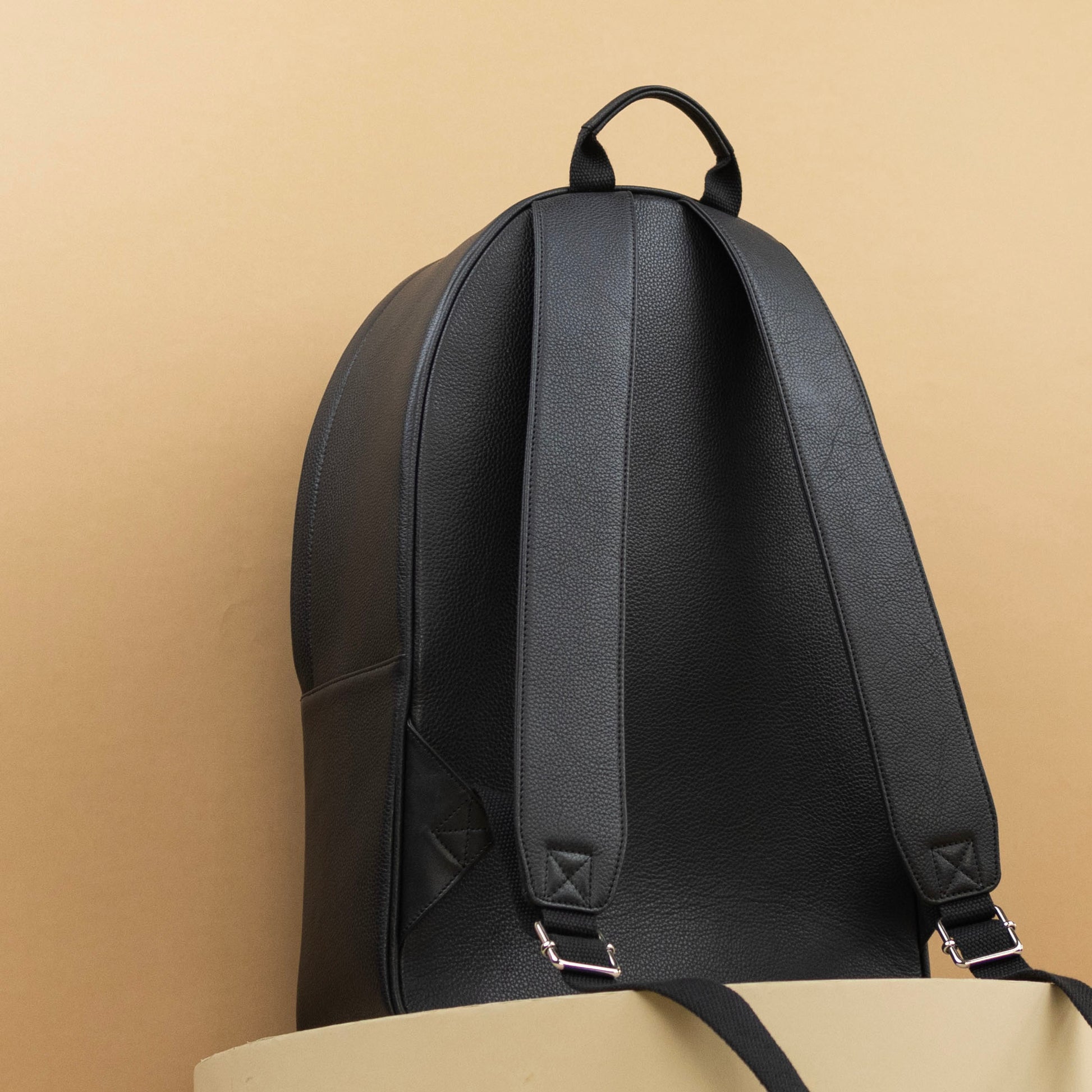 Leather Backpack with adjustable straps