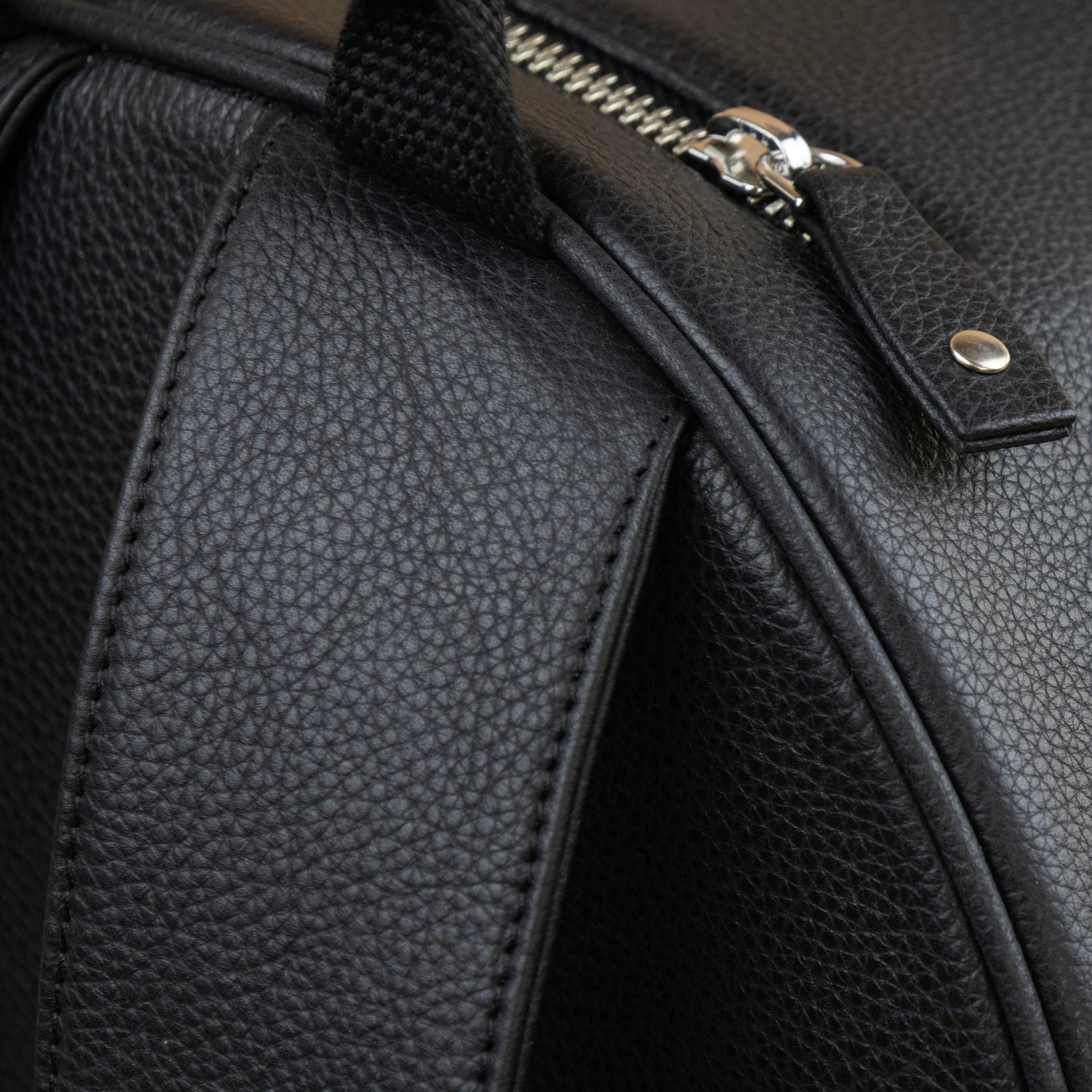 Leather Backpack with YKK Zippers