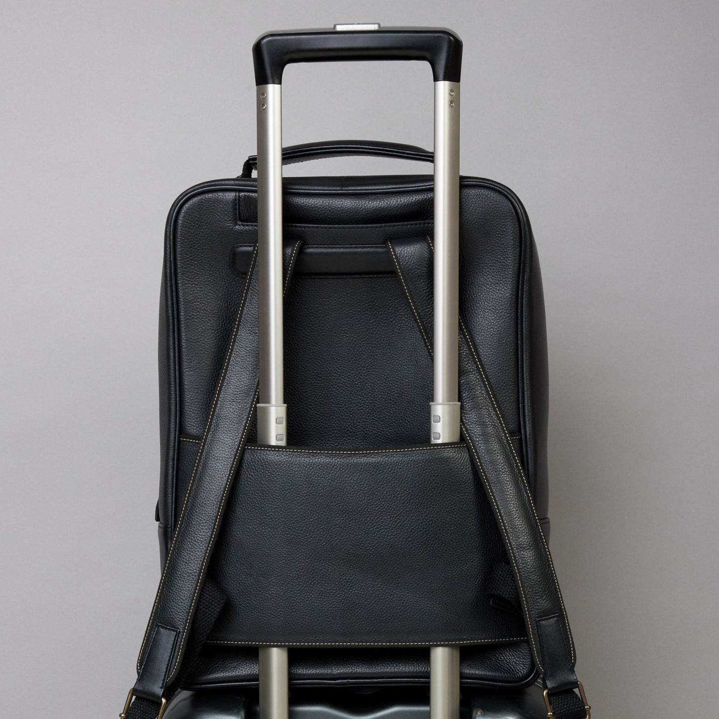 Slim Laptop Backpack - Leather