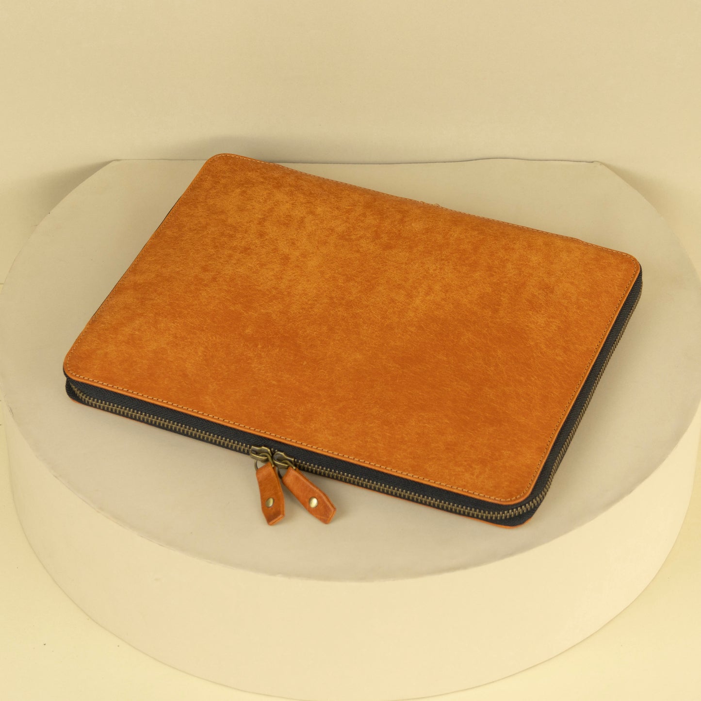 Vegetable Tanned Leather Laptop Case