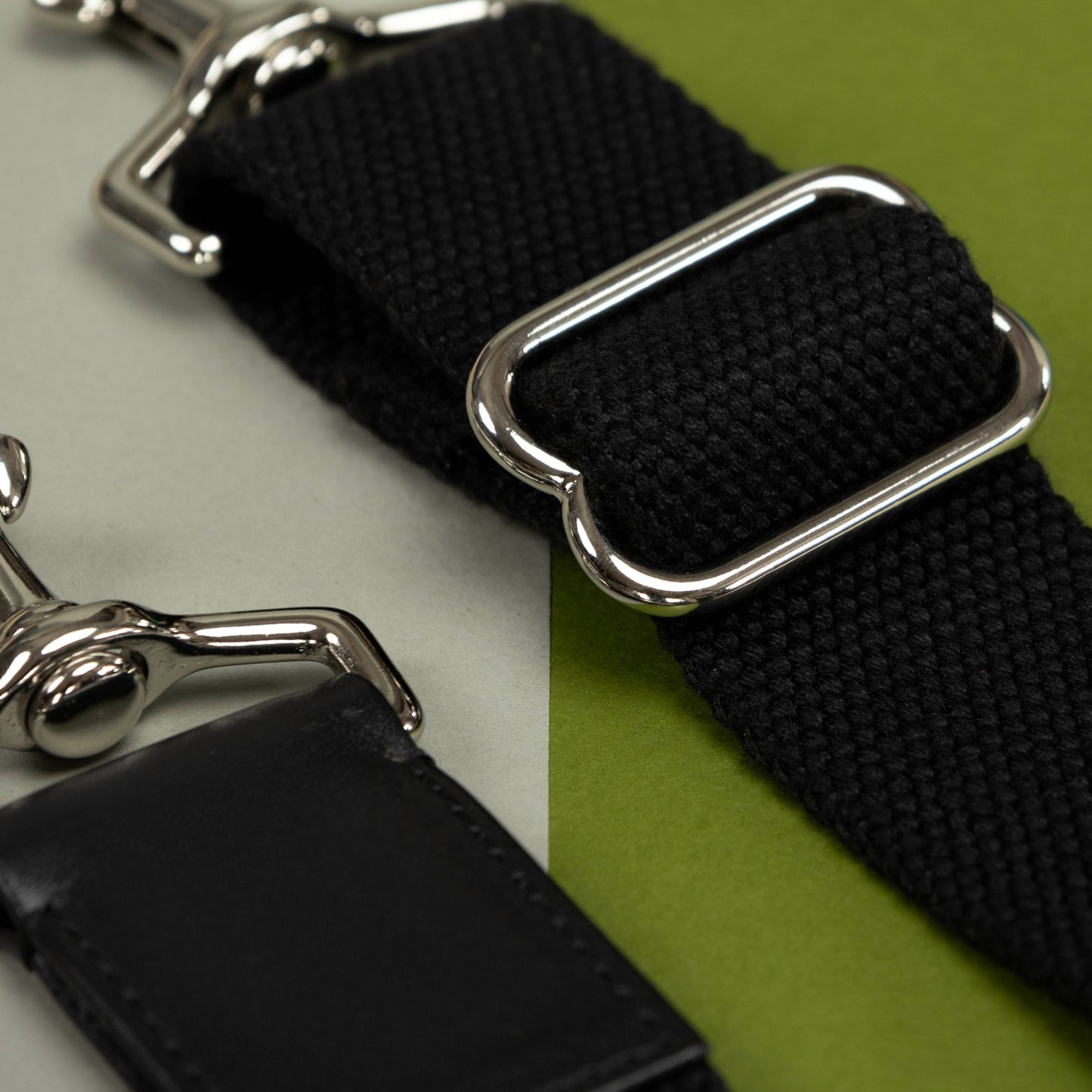 Slim Black Leather Briefcase for Men