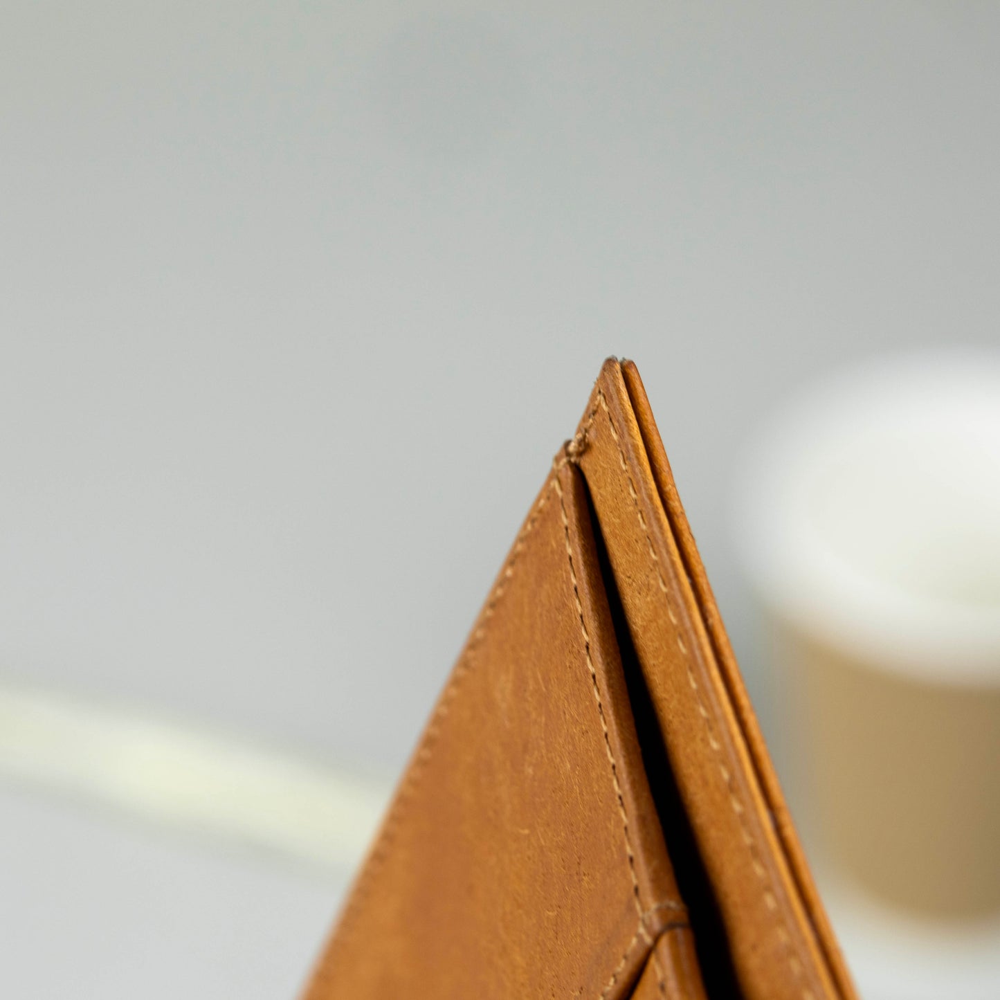 Leather Trifold Wallet - Pueblo Black
