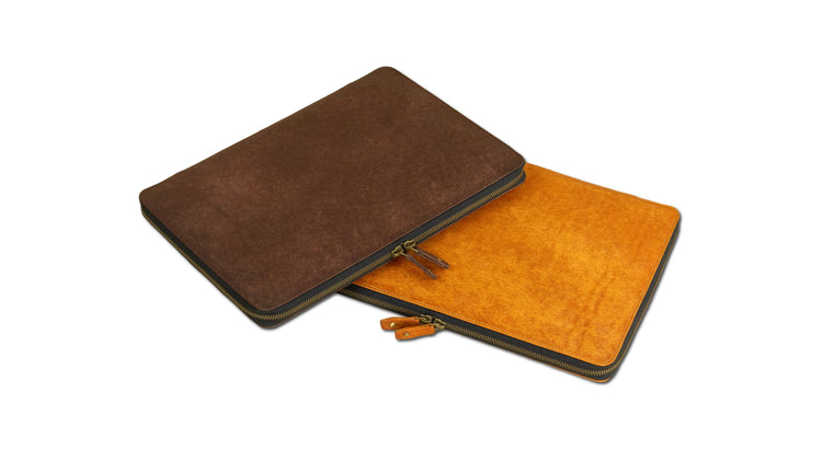 Leather Laptop Cases Zippered