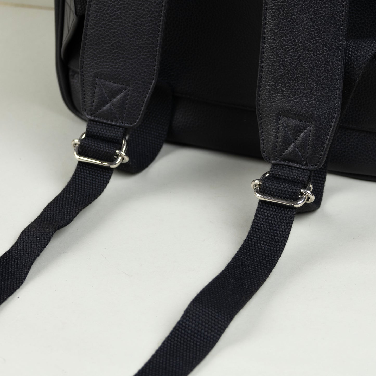 Leather Backpack Black