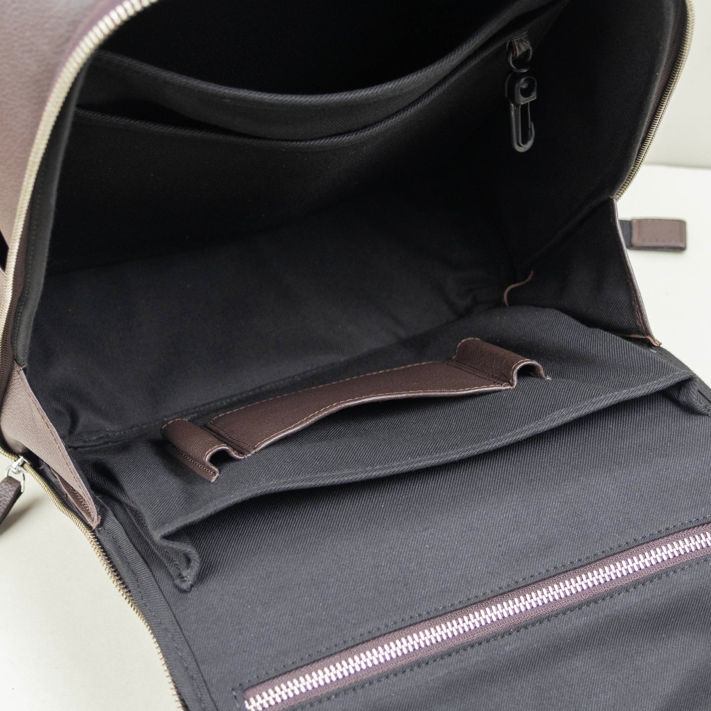 Leather Backpack for Work - Brown