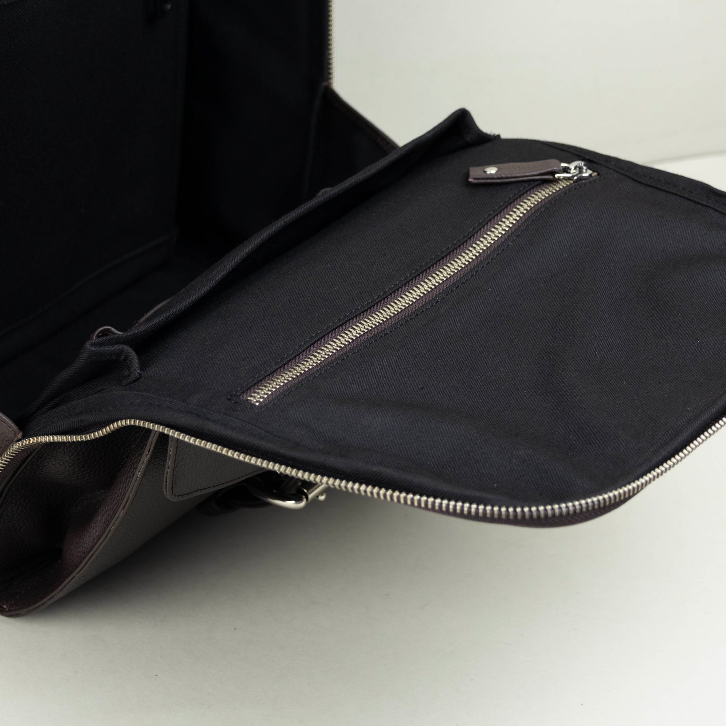 Leather Backpack for Work - Brown