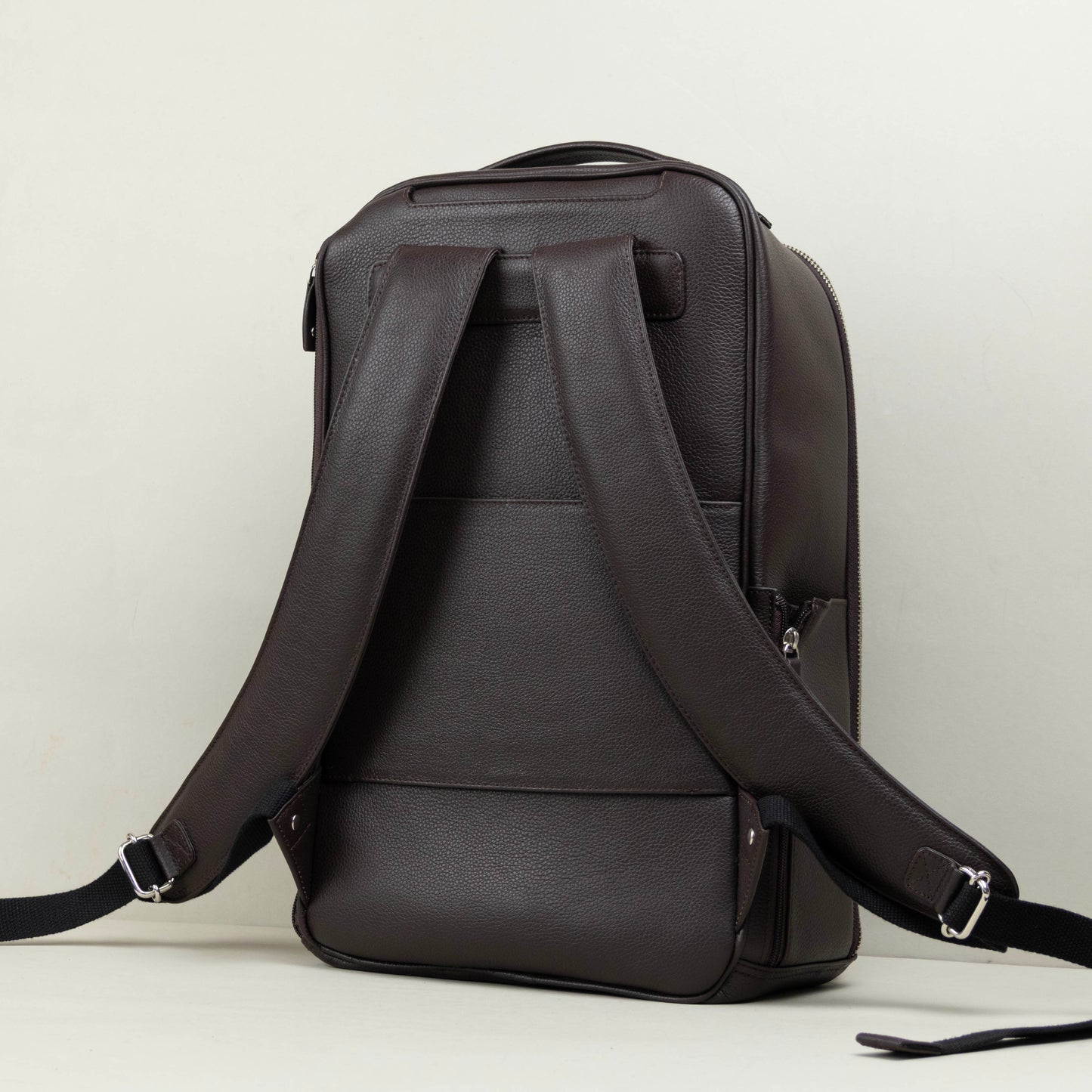 Leather Backpack for Work - Brown
