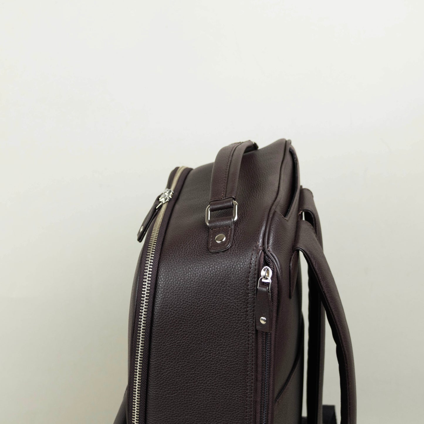 Leather Backpack for Work - Brown