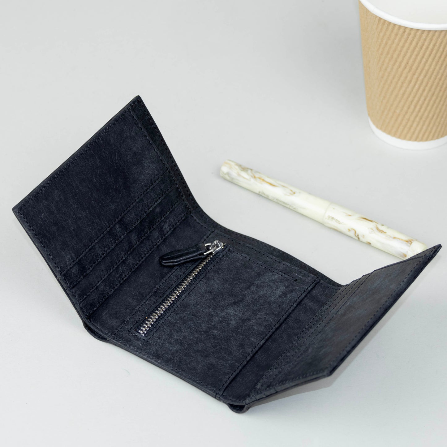 Leather Trifold Wallet - Pueblo Olmo