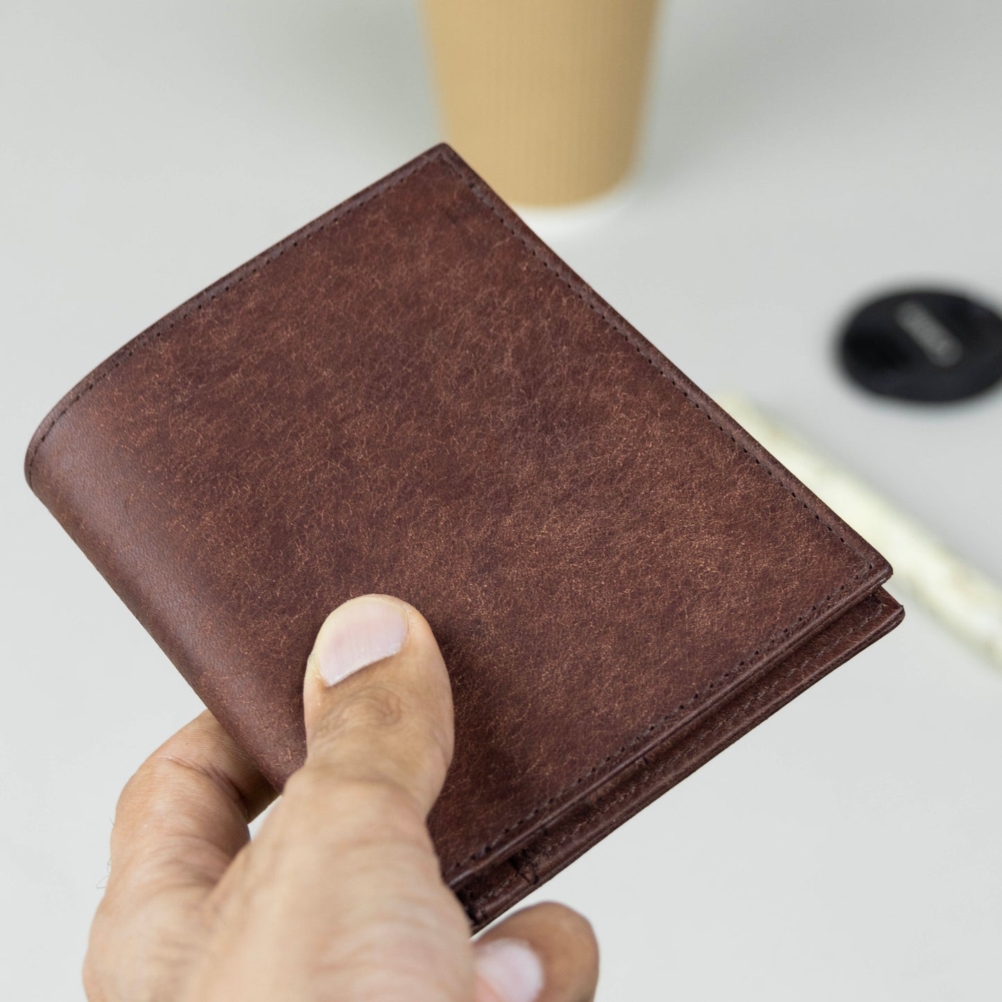 Bifold Wallet for Men - Pueblo Black