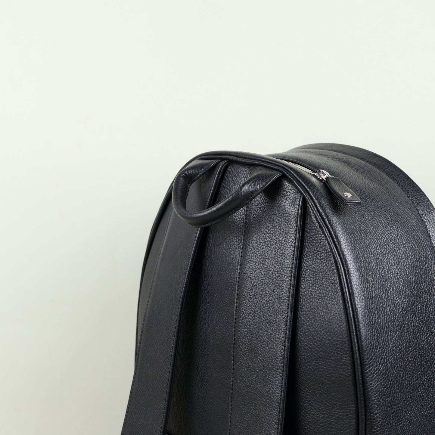 Leather Backpack Black