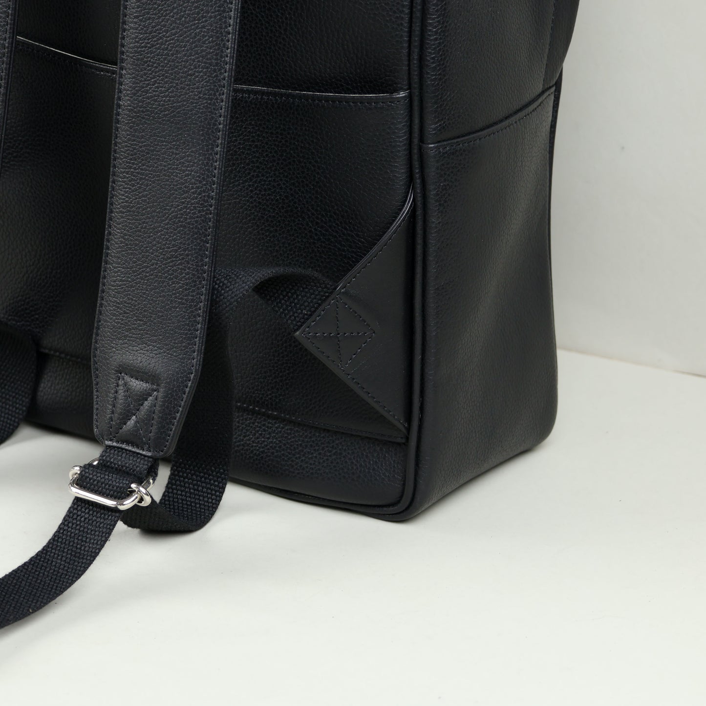 Leather Backpack Black