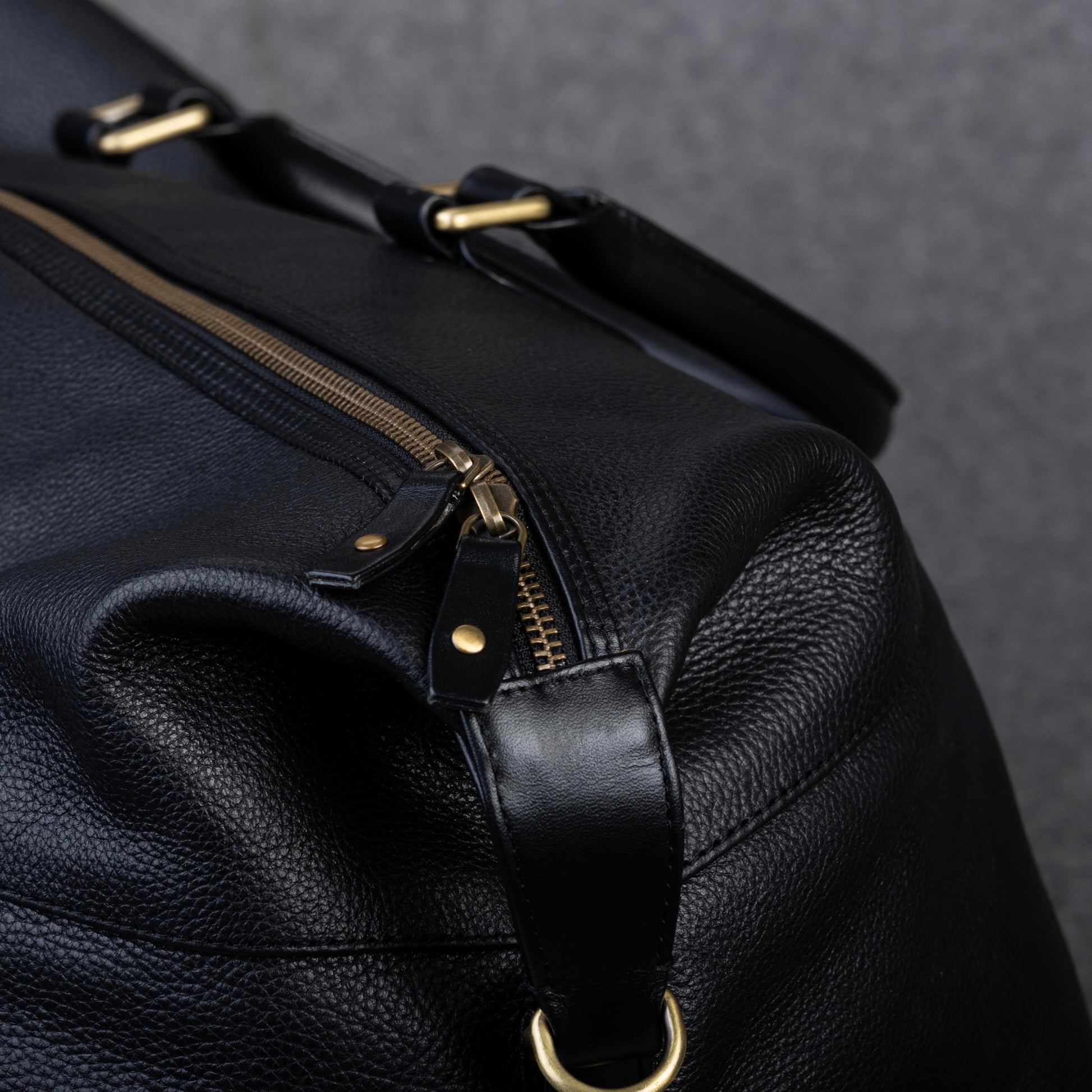 The Duffel Bag has a Top Zip Closure. Zippers used are YKK