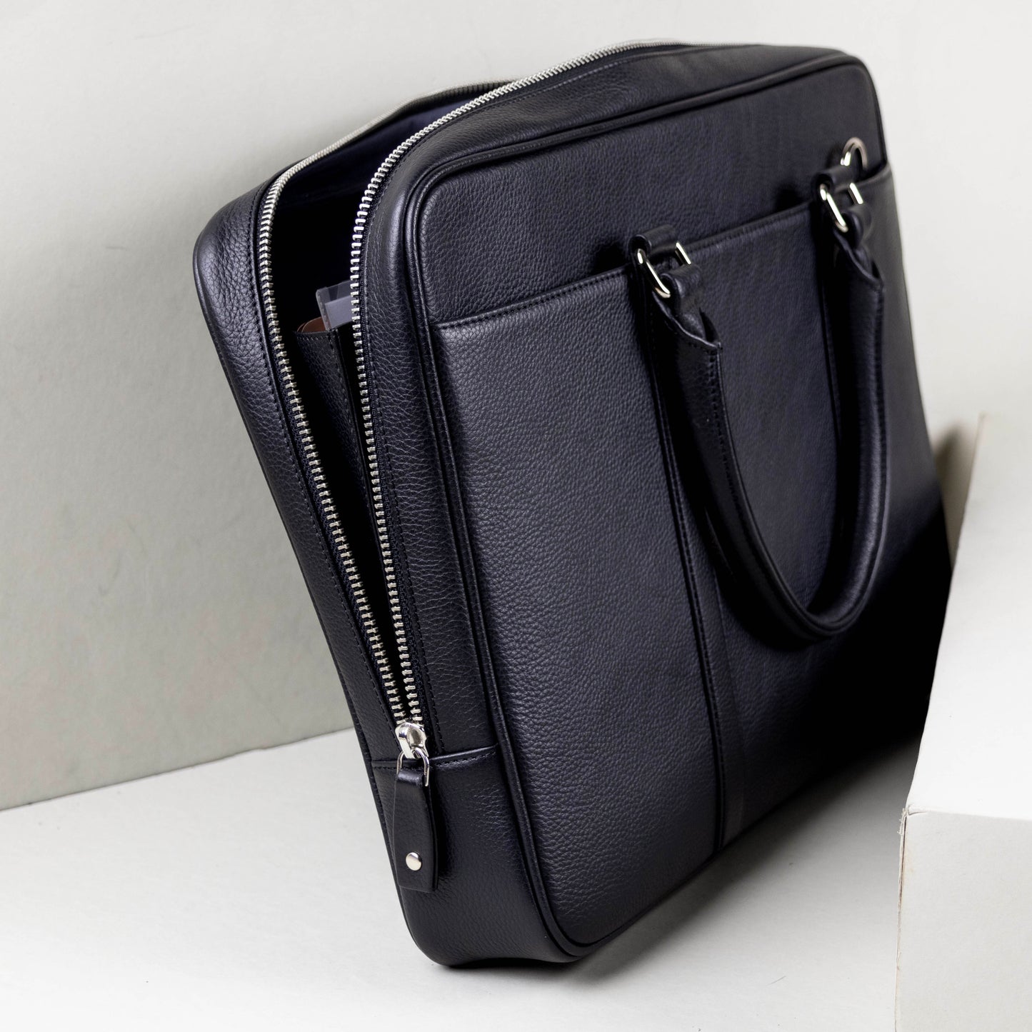 Small Leather Briefcase for 13 inch laptops