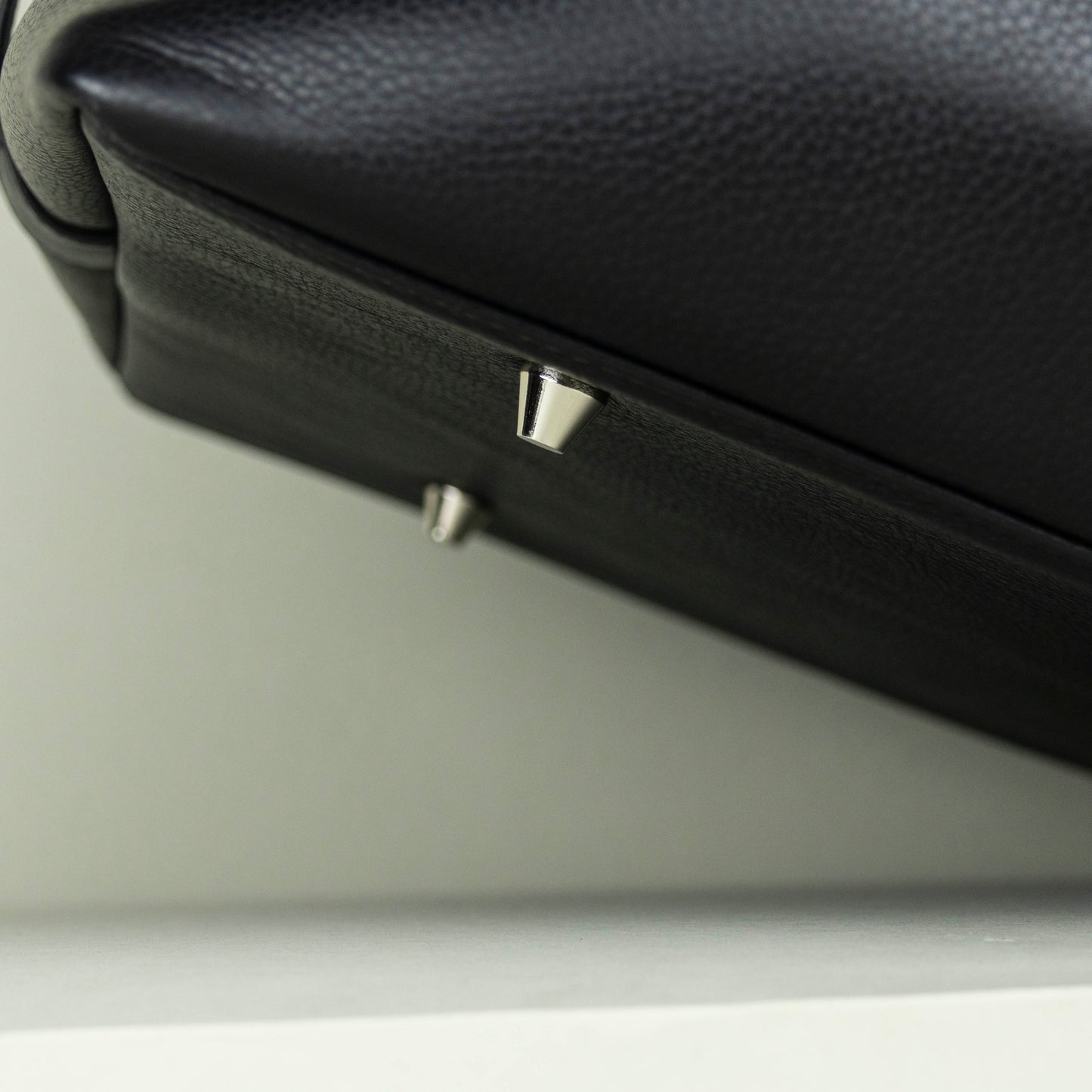 Leather Duffle Bag - Black (v2)