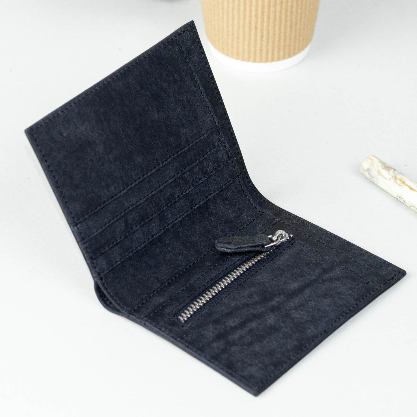 Bifold Wallet for Men - Pueblo Black