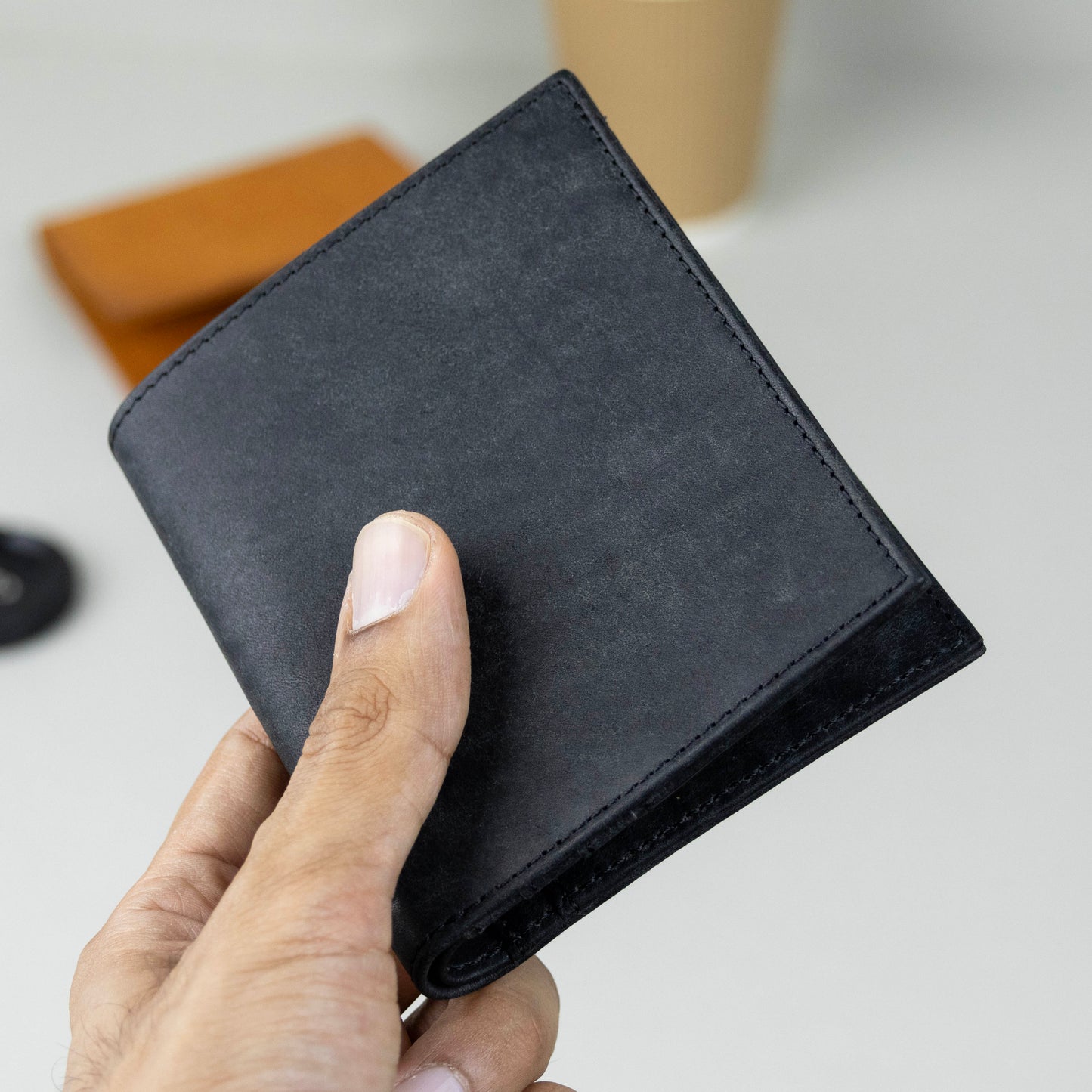 Bifold Wallet for Men - Pueblo Black
