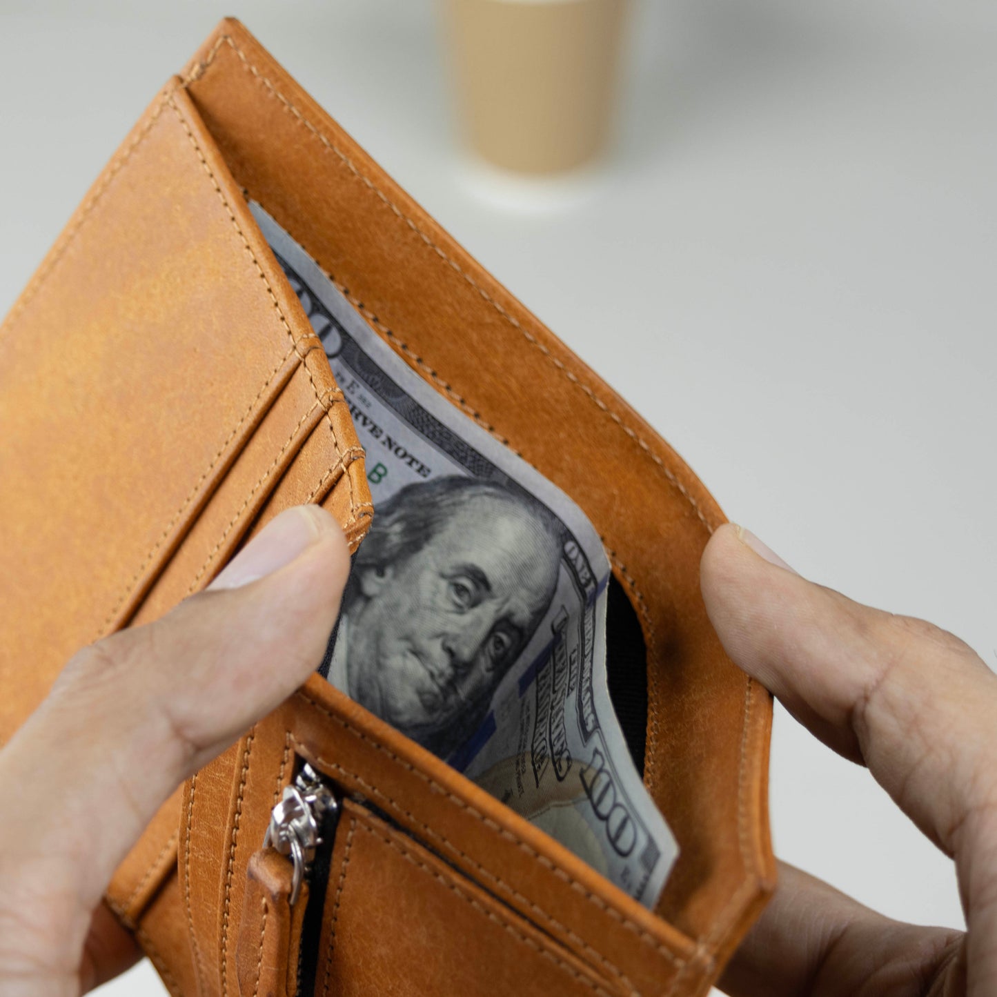 Bifold Wallet for Men - Pueblo Black