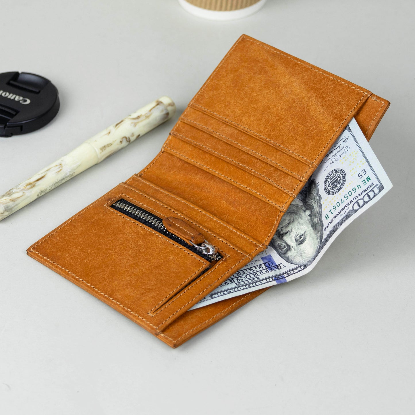 Bifold Wallet for Men - Pueblo Black