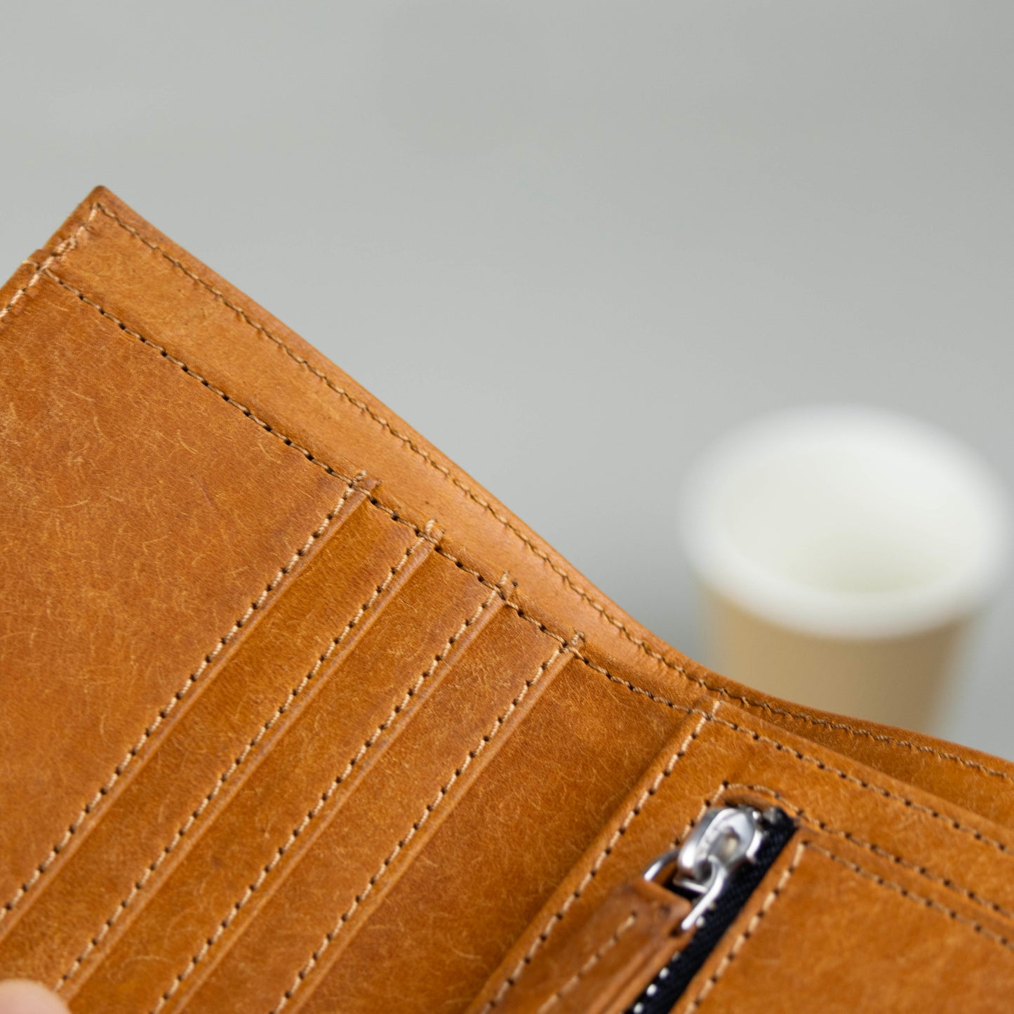 Leather Trifold Wallet - Pueblo Olmo