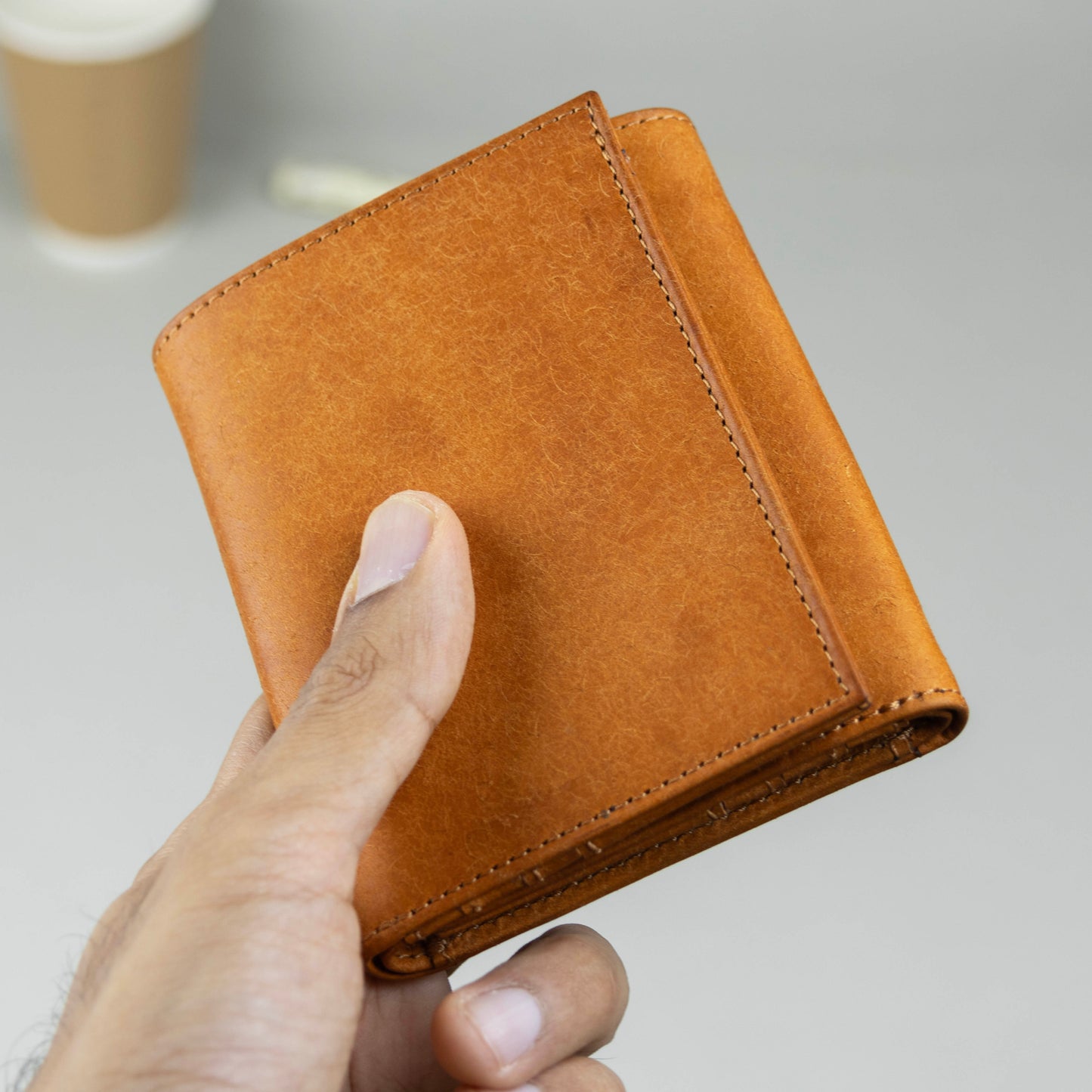Leather Trifold Wallet - Pueblo Olmo