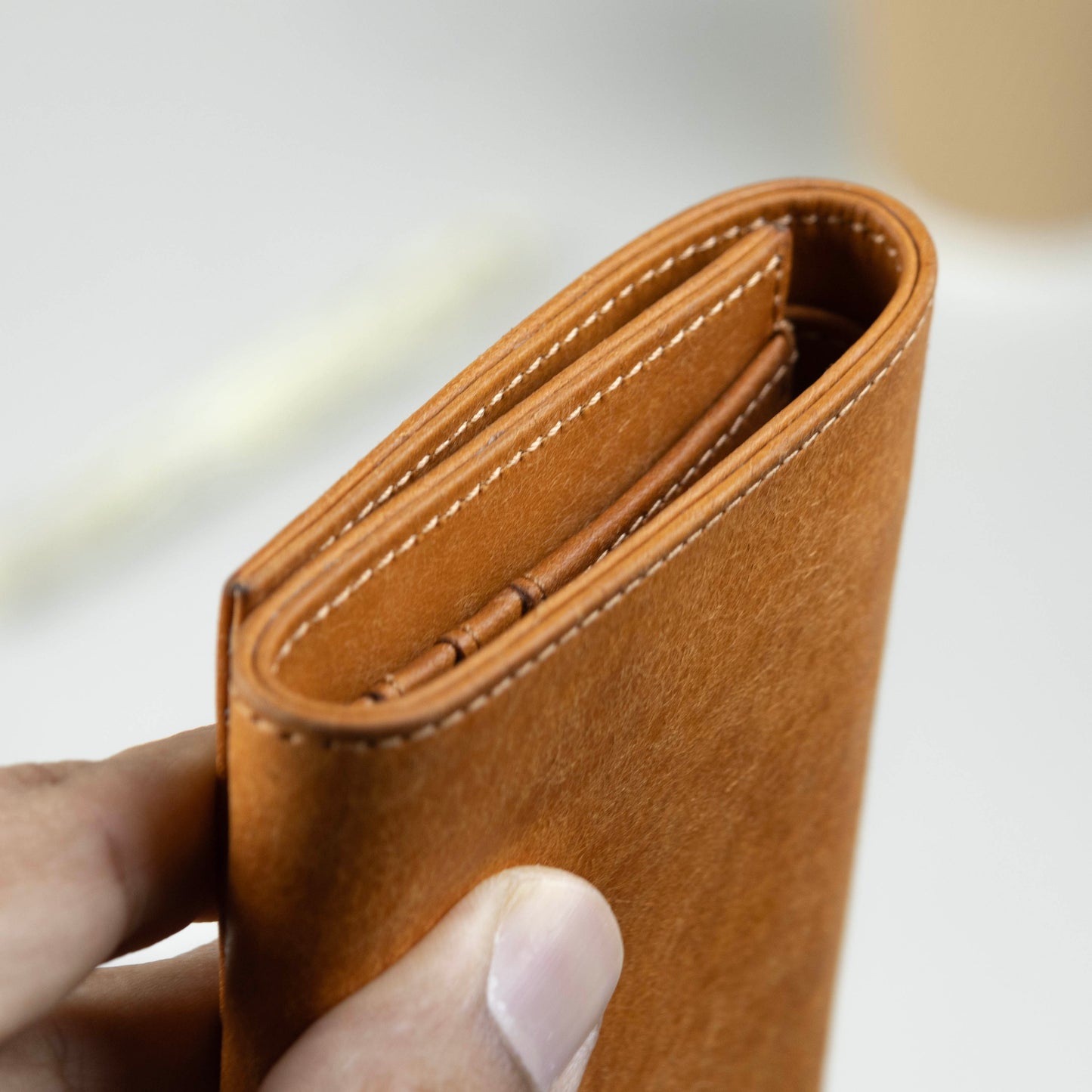 Leather Trifold Wallet - Pueblo Olmo