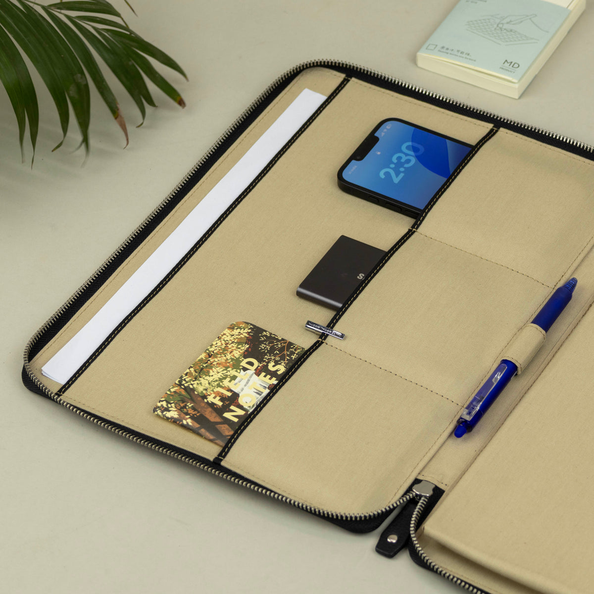 Leather Dell XPS Case – Zippered Laptop Sleeve