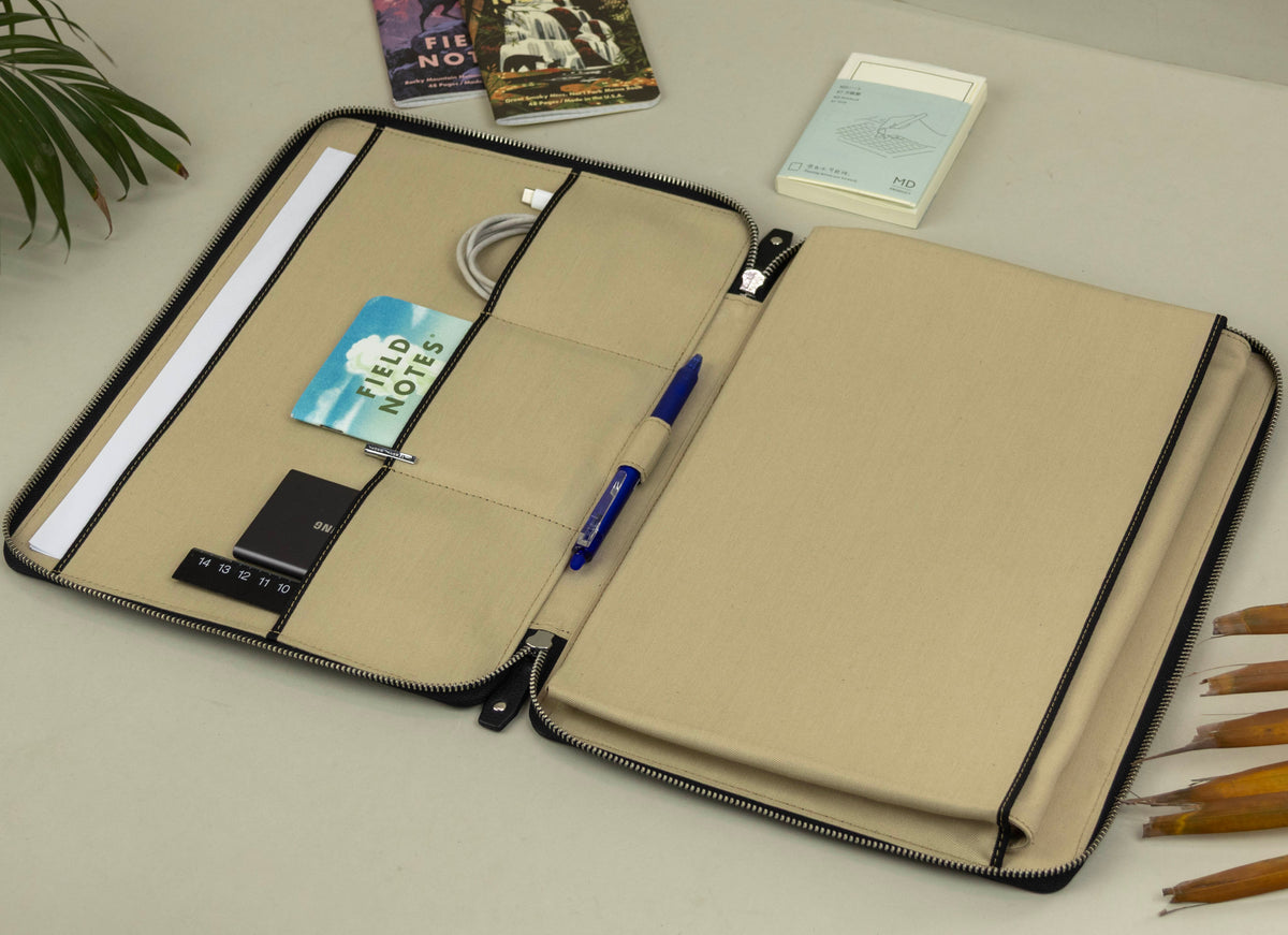 Leather Dell XPS Case – Zippered Laptop Sleeve