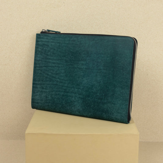 iPad L-Zip Portfolio Case Leather